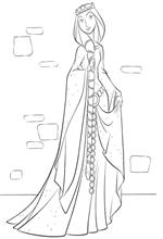 coloring page Queen Elinor